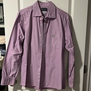 Psycho Bunny lavender button down shirt